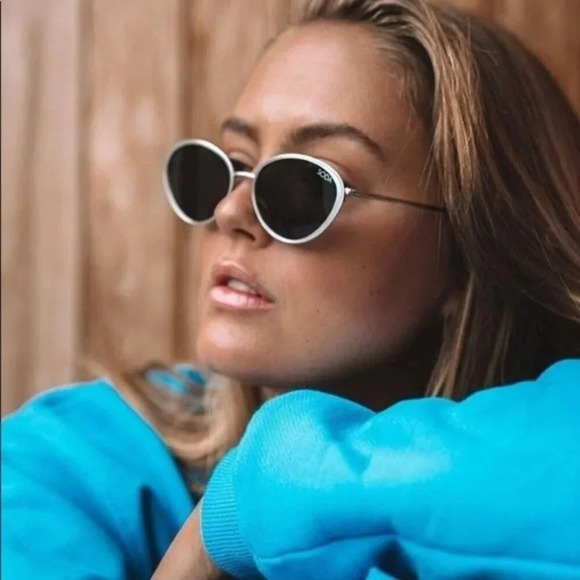 SODA SHADES BOSTON SILVER BLACK UNISEX POLARIZED SUNGLASSES - Picture 5 of 14